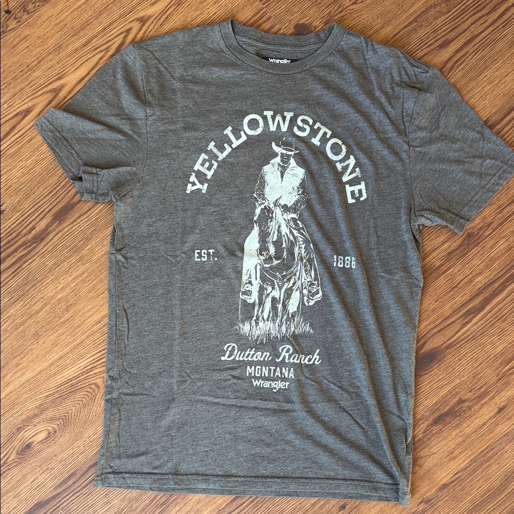Wrangler Brown Yellowstone Graphic Tee